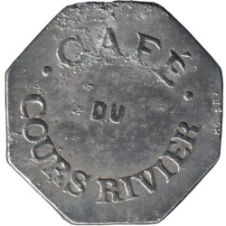 SAINT ETIENNE - Monnaie de nécessité - Café du Cours Rivier - 50 centimes - TB+