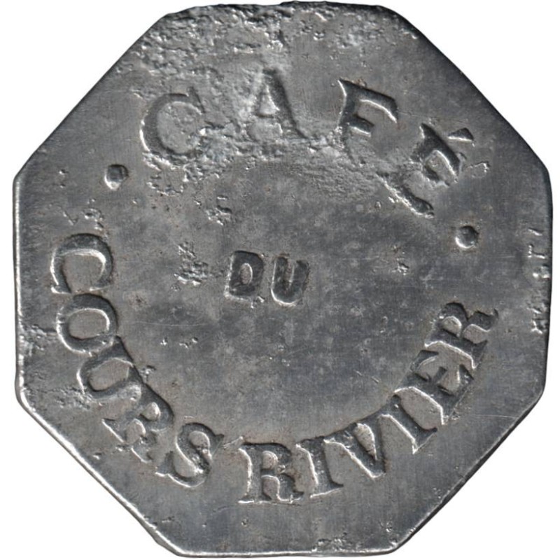 SAINT ETIENNE - Monnaie de nécessité - Café du Cours Rivier - 50 centimes - TB+