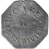 SAINT ETIENNE - Monnaie de nécessité - Café du Cours Rivier - 50 centimes - TB+