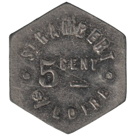 SAINT JUST SAINT RAMBERT - 1.3 - Monnaie de nécessité - 5 centimes - Potage - SUP SAINT JUST SAINT RAMBERT - 1.3 - Monnaie de nécessité - 5 centimes - Potage - SUP