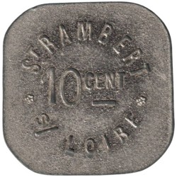 SAINT JUST SAINT RAMBERT - 1.4 - Monnaie de nécessité - 10 centimes - Légumes - SUP
