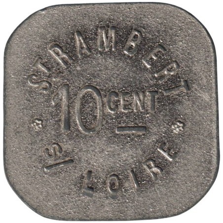 SAINT JUST SAINT RAMBERT - 1.4 - Monnaie de nécessité - 10 centimes - Légumes - SUP SAINT JUST SAINT RAMBERT - 1.4 - Monnaie de nécessité - 10 centimes - Légumes - SUP
