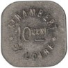 SAINT JUST SAINT RAMBERT - 1.4 - Monnaie de nécessité - 10 centimes - Légumes - SUP