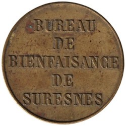 SURESNES - Monnaie de nécessité - Bureau de Bienfaissance - 1kg de viande - TTB