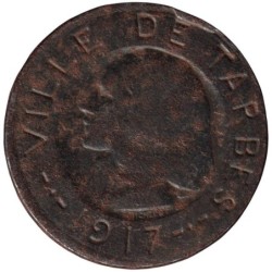 TARBES - 1.2 - Monnaie de nécessité - 10 centimes 1917 - TB+