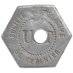 TERGNIER - 2.13 - Monnaie de nécessité - Union des Travailleurs - 2kg (pain) - TTB