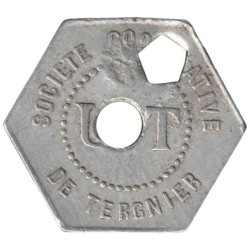 TERGNIER - 2.14 - Monnaie de nécessité - Union des Travailleurs - 2kg (pain) - TTB