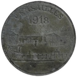 VERSAILLES - 1.3 - Monnaie de nécessité - 25 centimes 1918 - TTB