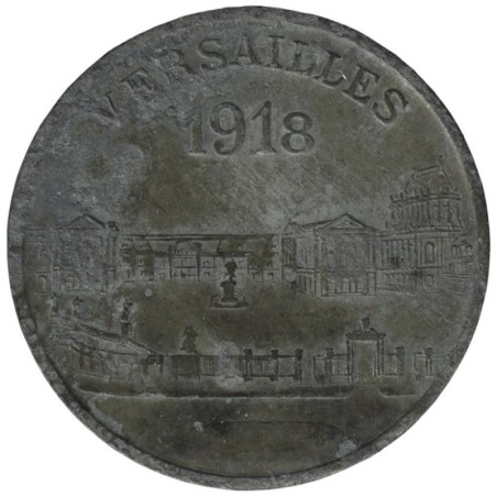 VERSAILLES - 1.3 - Monnaie de nécessité - 25 centimes 1918 - TTB