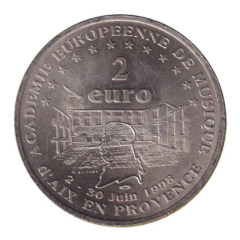 AIX EN PROVENCE - 2 euro des villes - 1998 - Etat : SUP AIX EN PROVENCE - 2 euro des villes - 1998 - Etat : SUP