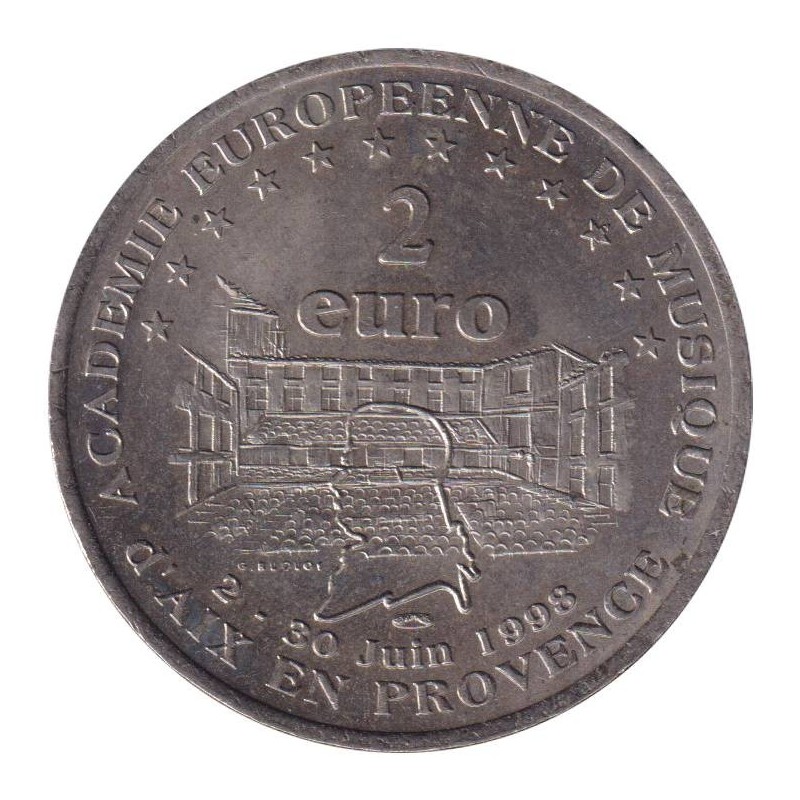 AIX EN PROVENCE - 2 euro des villes - 1998 - Etat : TTB AIX EN PROVENCE - 2 euro des villes - 1998 - Etat : TTB