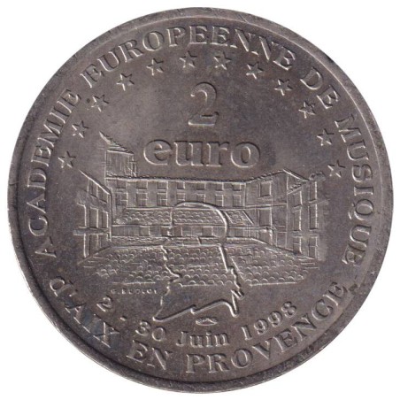 AIX EN PROVENCE - 2 euro des villes - 1998 - Etat : TTB AIX EN PROVENCE - 2 euro des villes - 1998 - Etat : TTB