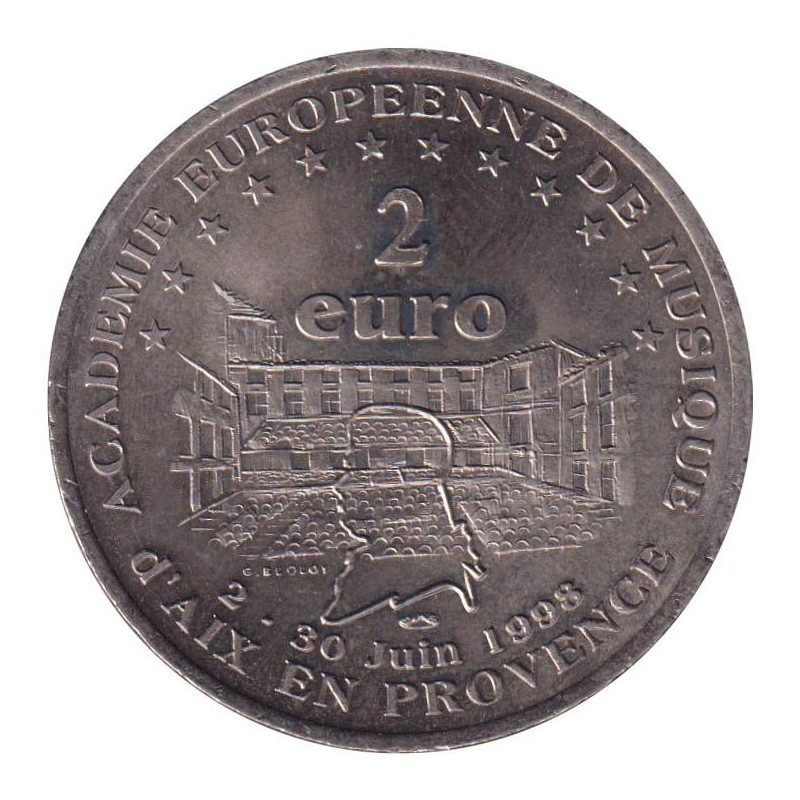 AIX EN PROVENCE - 2 euro des villes - 1998 - Etat : SUP AIX EN PROVENCE - 2 euro des villes - 1998 - Etat : SUP