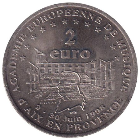 AIX EN PROVENCE - 2 euro des villes - 1998 - Etat : SUP AIX EN PROVENCE - 2 euro des villes - 1998 - Etat : SUP