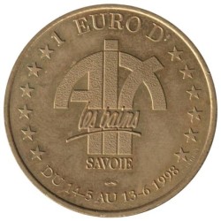 AIX LES BAINS - 1 euro des villes - 1998 - Etat : SUP
