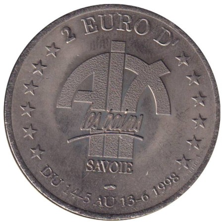 AIX LES BAINS - 2 euro des villes - 1998 - Etat : SUP AIX LES BAINS - 2 euro des villes - 1998 - Etat : SUP