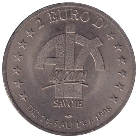 AIX LES BAINS - 2 euro des villes - 1998 - Etat : TTB AIX LES BAINS - 2 euro des villes - 1998 - Etat : TTB