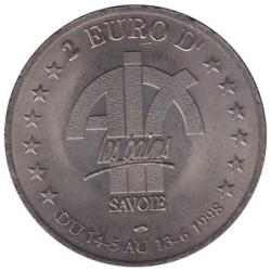 AIX LES BAINS - 2 euro des villes - 1998 - Etat : SUP