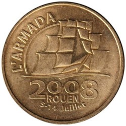 76-0791 - Rouen - L'Armada 2008 - Le logo - 2008