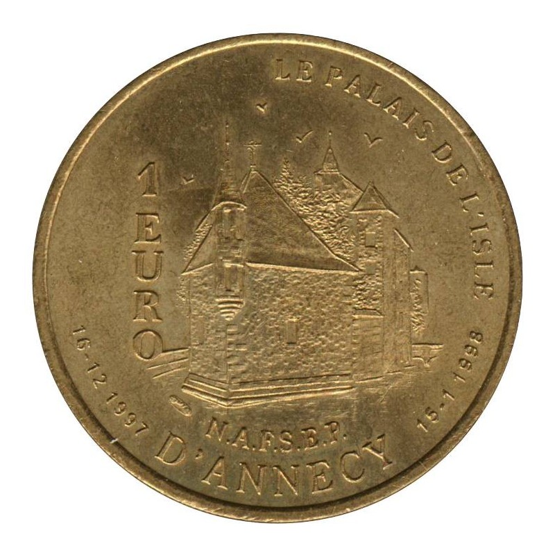 ANNECY - 1 euro des villes - 1997 - Etat : SUP ANNECY - 1 euro des villes - 1997 - Etat : SUP