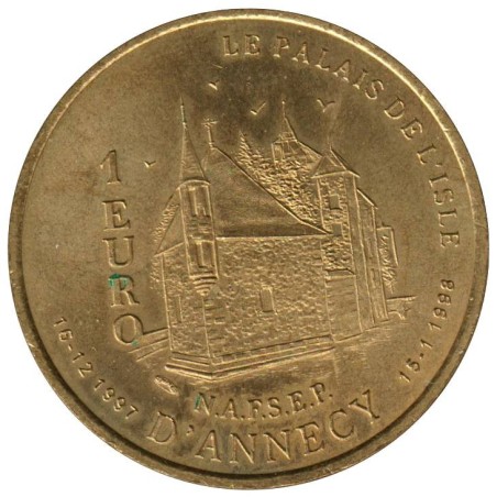 ANNECY - 1 euro des villes - 1997 - Etat : TTB