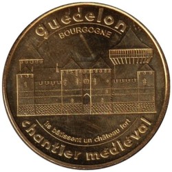 89-0990 - Guédelon - Chantier médiéval - Plan d'élévation sud - 2010