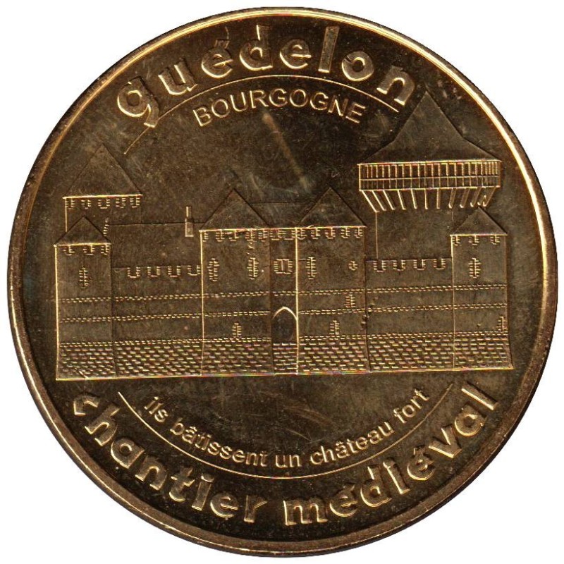 89-0990 - Guédelon - Chantier médiéval - Plan d'élévation sud - 2010 89-0990 - Guédelon - Chantier médiéval - Plan d'élévation sud - 2010