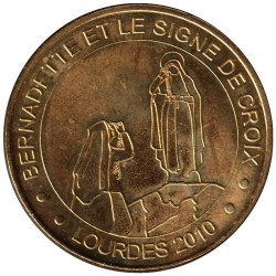 65-0997 - Lourdes - Bernadette et le signe de croix - 2010
