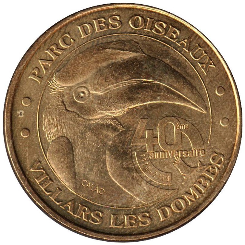 01-1034 - Parc des oiseaux - Calao - 40ème - 2010