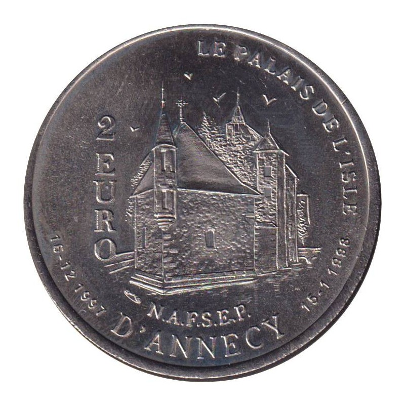 ANNECY - 2 euro des villes - 1997 - Etat : SPL