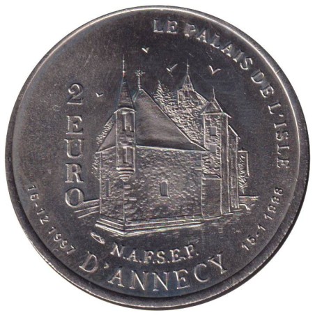 ANNECY - 2 euro des villes - 1997 - Etat : SPL ANNECY - 2 euro des villes - 1997 - Etat : SPL