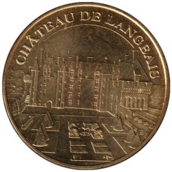 37-0974 - Château de Langeais - La façade et le parc - 2010