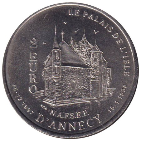 ANNECY - 2 euro des villes - 1997 - Etat : SUP ANNECY - 2 euro des villes - 1997 - Etat : SUP