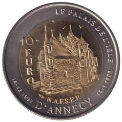 ANNECY - 10 euro des villes - 1997 - Etat : SUP