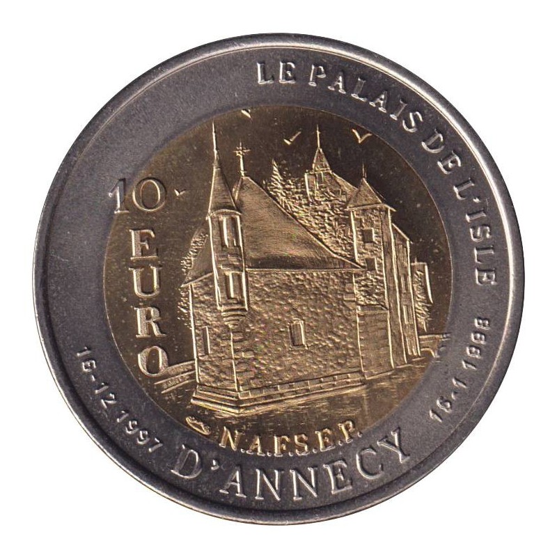 ANNECY - 10 euro des villes - 1997 - Etat : SUP ANNECY - 10 euro des villes - 1997 - Etat : SUP