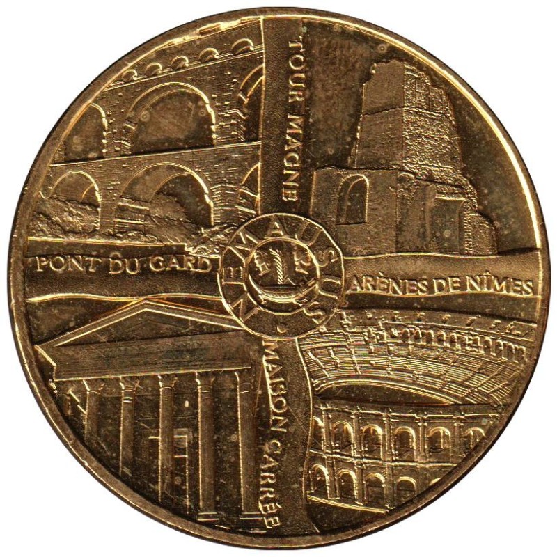 30-2142 - Nîmes - Les 4 monuments - 2015