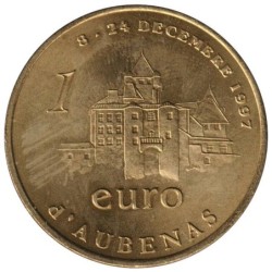AUBENAS - 1 euro des villes - 1997 - Etat : TTB