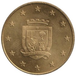 AUBENAS - 1 euro des villes - 1997 - Etat : TTB