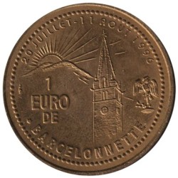 BARCELONETTE - 1 euro des villes - 1996 - Etat : SUP