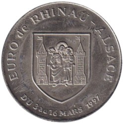 BEAUMONT DU PERIGORD - 1,5 euro des villes - 1996 - Etat : SPL