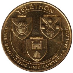 93-2122 - Téléthon - Blasons Bobigny Romainville Noisy-le-Sec - 2015