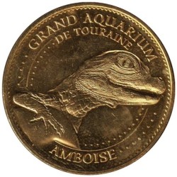 37-2058 - Grand Aquarium Touraine - bébé caïman à lunettes - 2015