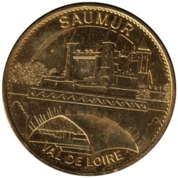 49-2095 - Saumur - Val de Loire Le château et le pont Cessart - 2015