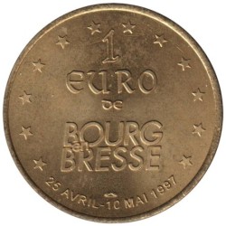 BOURG EN BRESSE - 1 euro des villes - 1997 - Etat : SUP