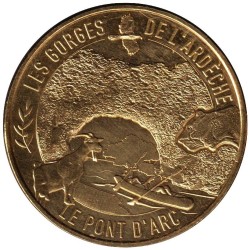 07-2133 - Les Gorges de l'Ardèche - Le Pont d'Arc et les lions - 2015