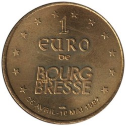 BOURG EN BRESSE - 1 euro des villes - 1997 - Etat : SUP