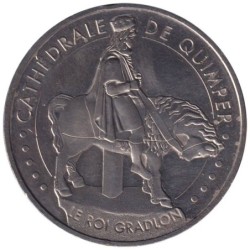 29-2114 - Cathédrale de Quimper - Le roi Gradlon - 2015