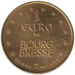 BOURG EN BRESSE - 1 euro des villes - 1997 - Etat : SUP