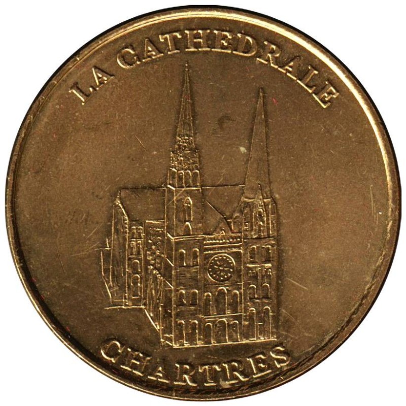 28-0087 - Cathédrale de Chartres - Face simple - 2014 28-0087 - Cathédrale de Chartres - Face simple - 2014