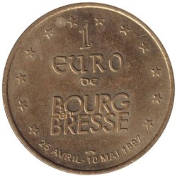 BOURG EN BRESSE - 1 euro des villes - 1997 - Etat : TTB